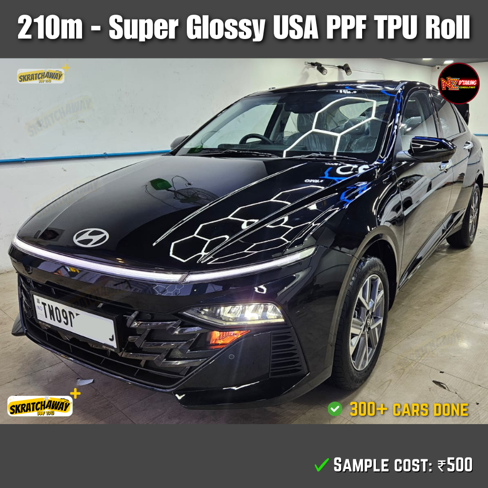 USA Super Glossy PPF TPU Roll - Instant Self Healing | Skratchaway+™