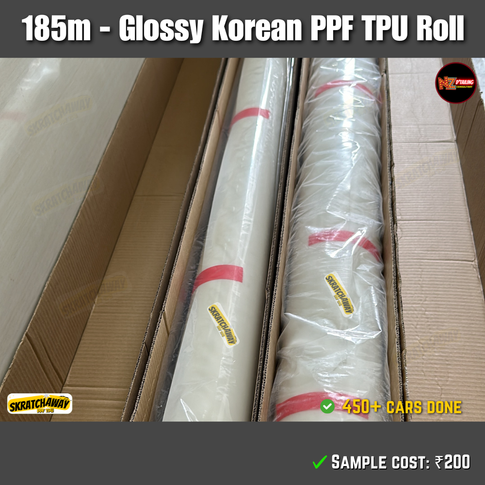190m Korean High Glossy PPF TPU Roll - Sunlight Self Healing | Skratchaway™