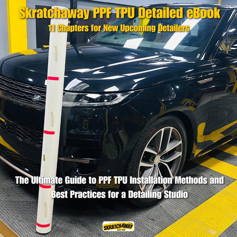 Skratchaway PPF TPU Detailed eBook - The Ultimate Guide to PPF TPU Installation Methods and Best Practices for a Detailing Studio
