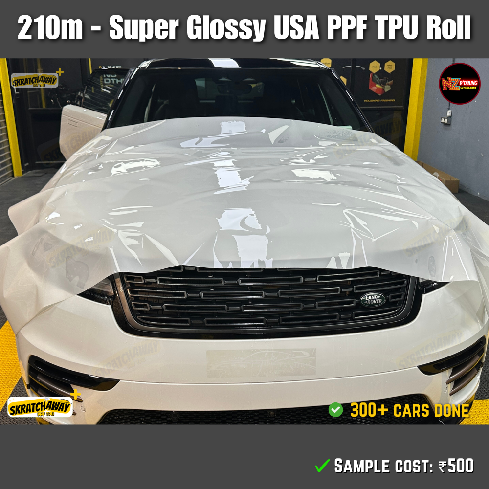USA Super Glossy PPF TPU Roll - Instant Self Healing | Skratchaway+™