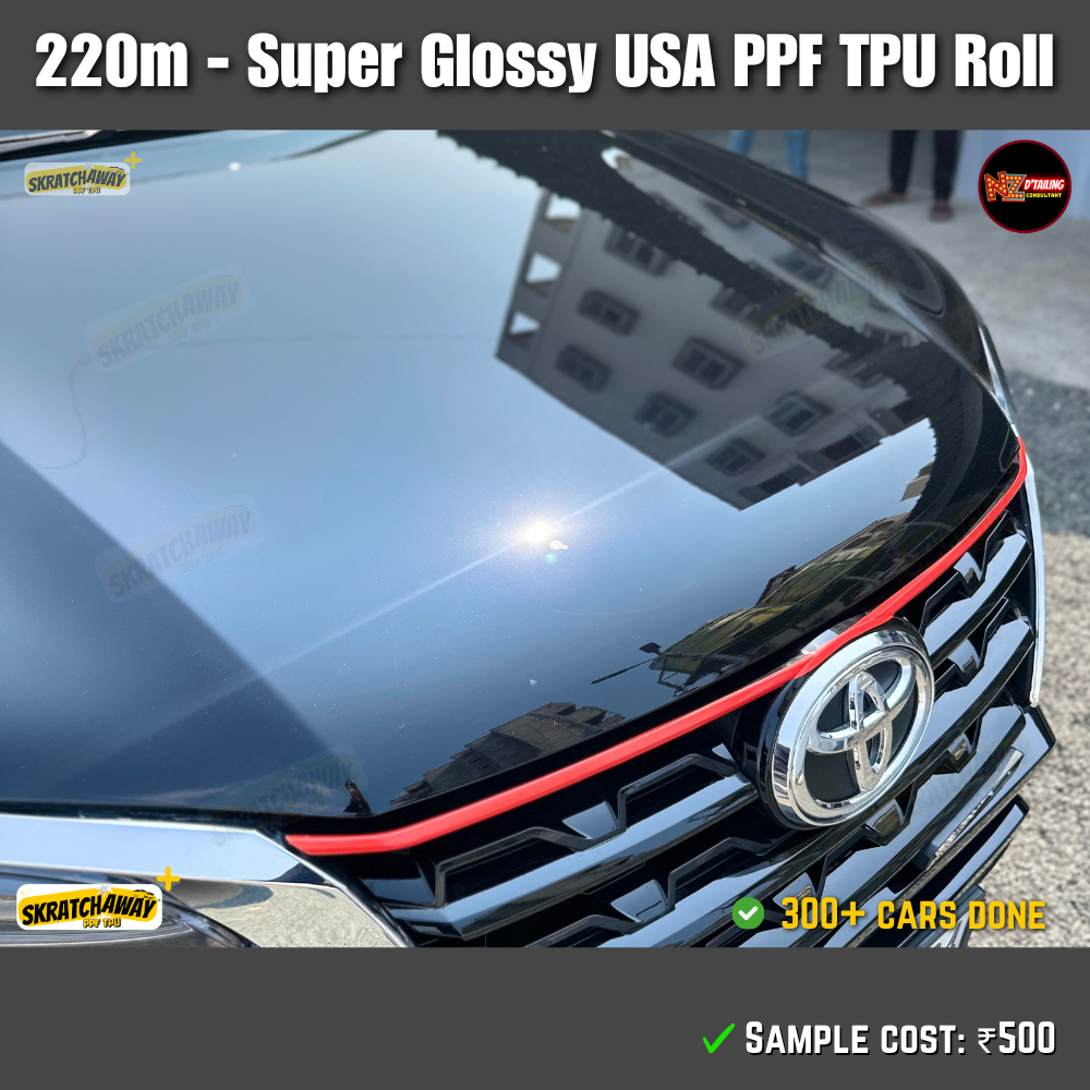 USA Super Glossy PPF TPU Roll - Instant Self Healing | Skratchaway+™