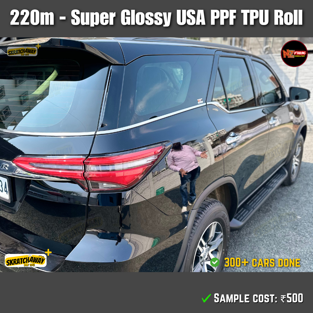 USA Super Glossy PPF TPU Roll - Instant Self Healing | Skratchaway+™