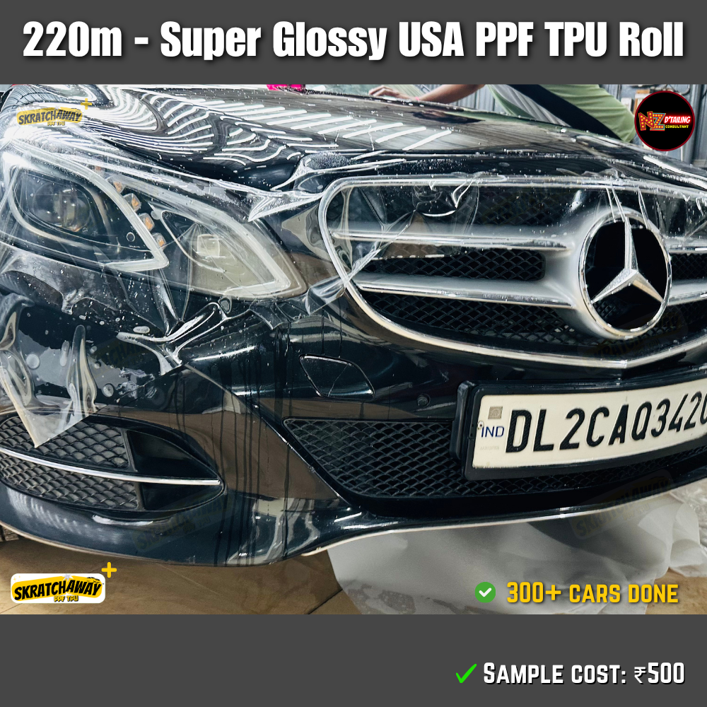 USA Super Glossy PPF TPU Roll - Instant Self Healing | Skratchaway+™