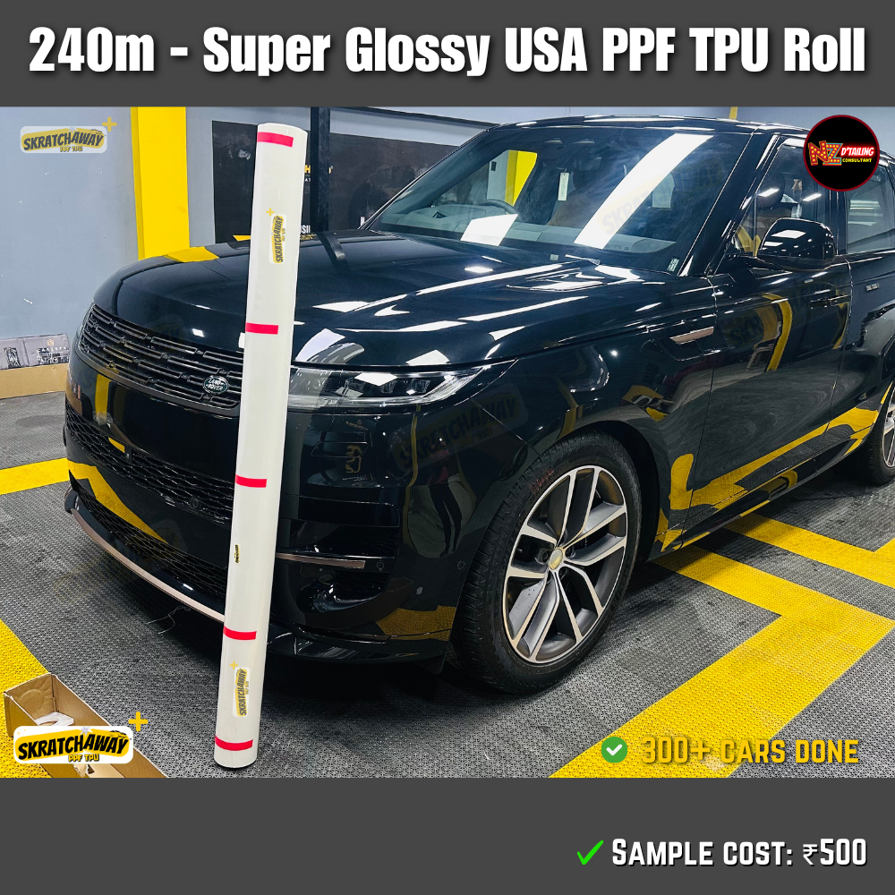 USA Super Glossy PPF TPU Roll - Instant Self Healing | Skratchaway+™