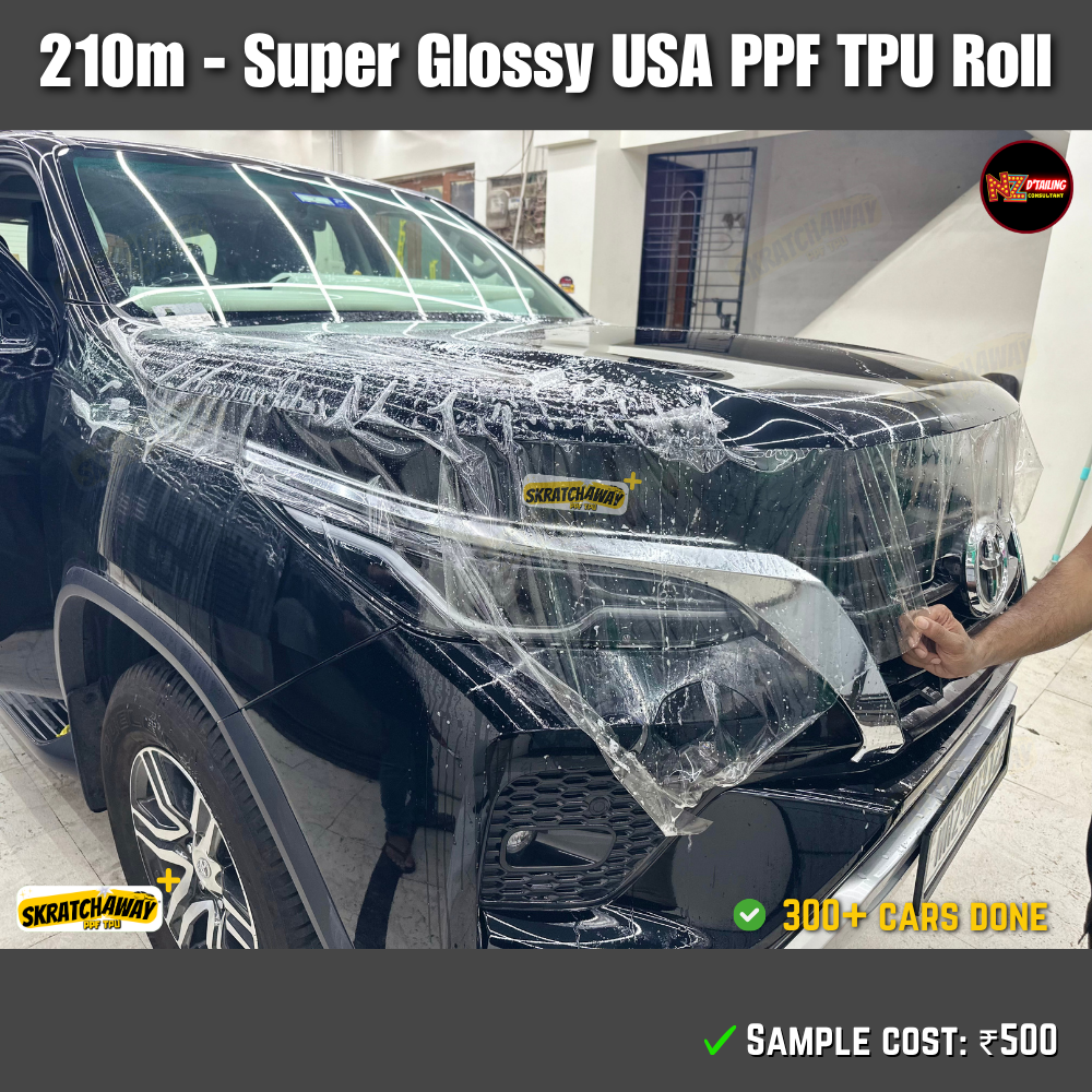 USA Super Glossy PPF TPU Roll - Instant Self Healing | Skratchaway+™