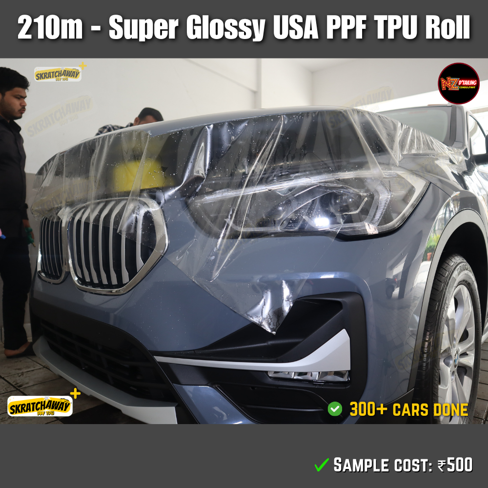 USA Super Glossy PPF TPU Roll - Instant Self Healing | Skratchaway+™