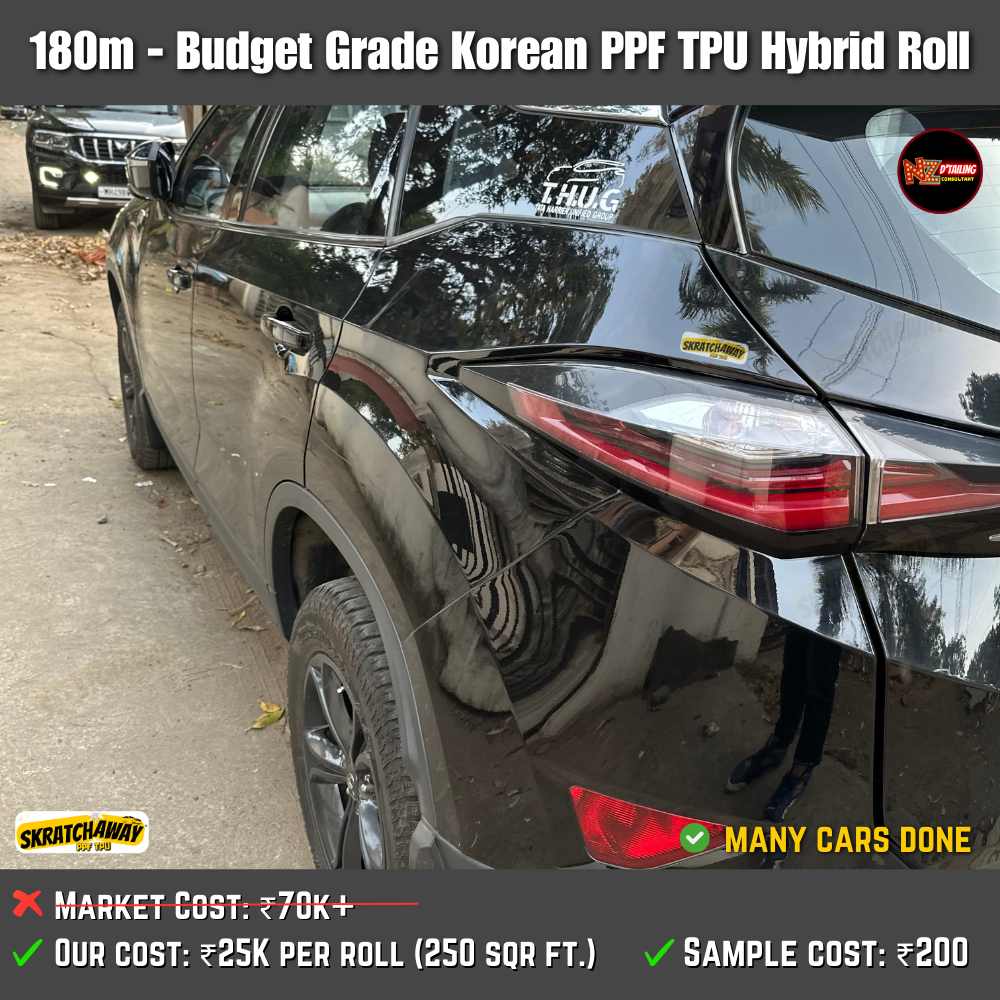 Budget Grade PPF TPU Hybrid Roll | 180m Korean PPF