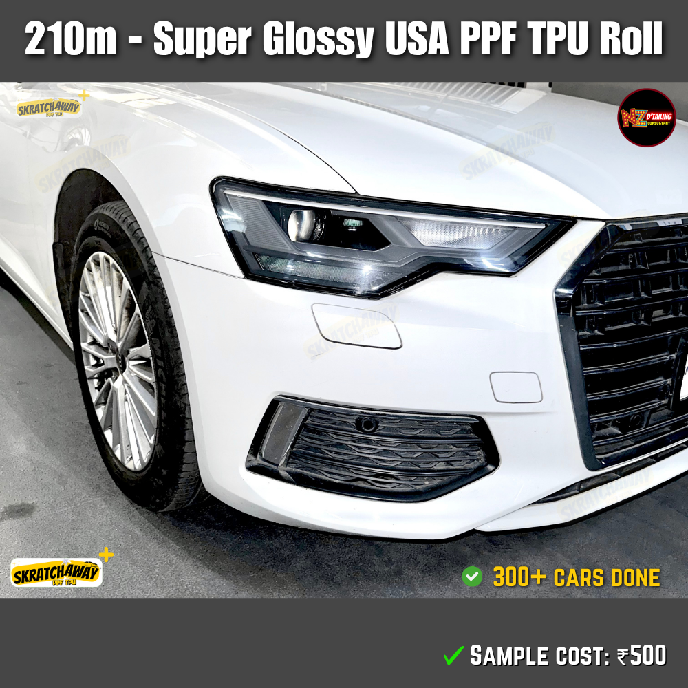USA Super Glossy PPF TPU Roll - Instant Self Healing | Skratchaway+™
