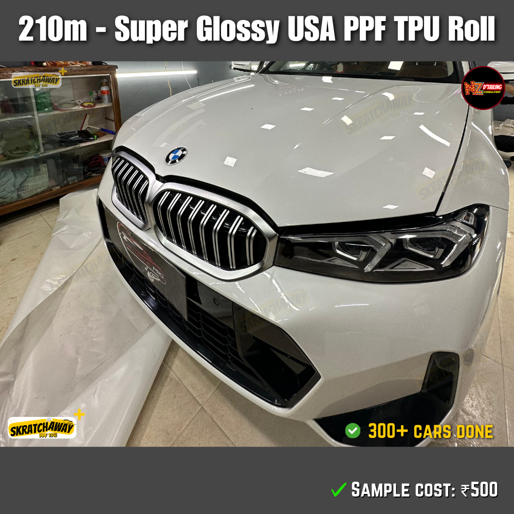 USA Super Glossy PPF TPU Roll - Instant Self Healing | Skratchaway+™
