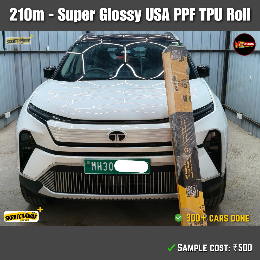 210-240m, USA Super Glossy PPF TPU Roll - Instant Self Healing | Skratchaway+™