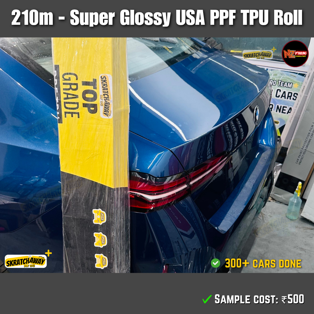 USA Super Glossy PPF TPU Roll - Instant Self Healing | Skratchaway+™