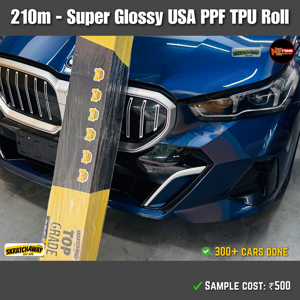 USA Super Glossy PPF TPU Roll - Instant Self Healing | Skratchaway+™