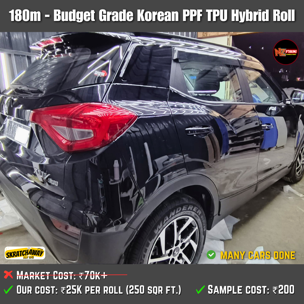 Budget Grade PPF TPU Hybrid Roll | 180m Korean PPF