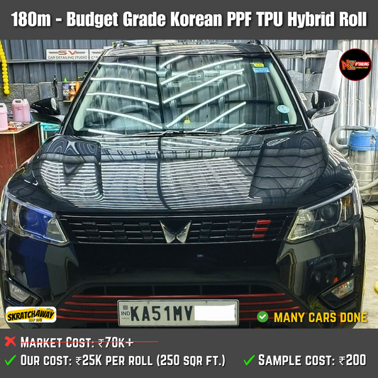 Budget Grade PPF TPU Hybrid Roll | 180m Korean PPF